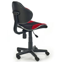 Dětská otočná židle FLASH černo-červená
