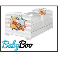 Dětská postel Disney - MEDVÍDEK PÚ A TYGŘÍK 160x80 cm
