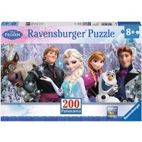 Panoramatické puzzle Ledové království: Věčná zima XXL - 200 dílků