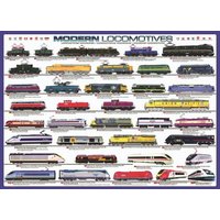 Puzzle Moderní lokomotivy - 1000 dílků