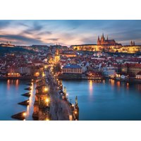 Puzzle Noční Praha - 1000 dílků