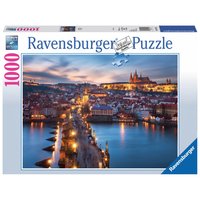 Puzzle Noční Praha - 1000 dílků