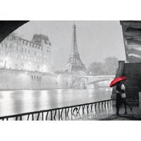 Puzzle Zamilovaný pár v Paříži - 1000 dílků