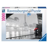 Puzzle Zamilovaný pár v Paříži - 1000 dílků
