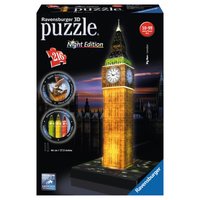 Svítící 3D puzzle Big Ben - 216 dílků