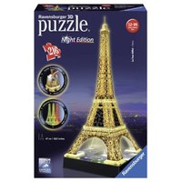 Svítící 3D puzzle Eiffelova věž - 216 dílků