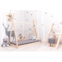 Dětská postel z masivu DOMEČEK TÝPÍ APACHE 120x60 cm