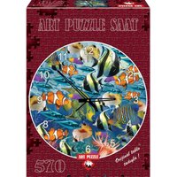 Puzzle - HODINY - Svět mořských ryb - 570 dílků