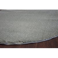 Kulatý koberec SHAGGY MINI - zelený, průměr 80 cm