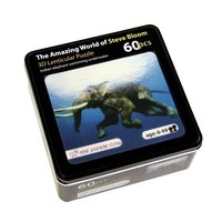 Puzzle 3D - Plavající sloni 60 dílků
