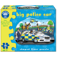 Puzzle Velké policejní auto - 30 dílků