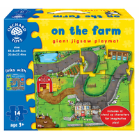 Puzzle - Silnice farma 14 dílků