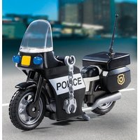 Přenosný box: Policista s motorkou