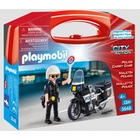 Přenosný box: Policista s motorkou