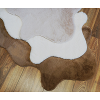 Kusový koberec MALMO 60x85 cm - magnoliový - imitace králičí kožešiny