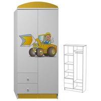 Šatní skříň BAGRISTA - TYP E