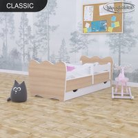 Dětská postel se šuplíkem 140x70cm CLASSIC