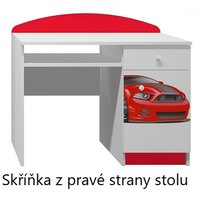 Psací stůl ČERVENÝ SPORŤÁK - TYP A