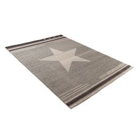 Moderní kusový koberec MAROKO - CENTER STAR tmavě šedý L916A