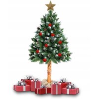 Vánoční stromek - diamantová borovice na dřevěném kmeni 220 cm