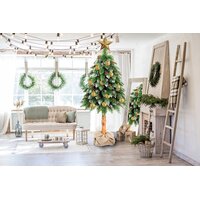 Vánoční stromek - diamantová borovice s jeřabinou 180 cm