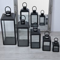 Černé lucerny - 5 kusů