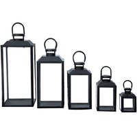 Černé lucerny - 5 kusů