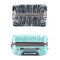 Cestovní kufry ZEBRA - mátové