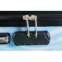 Cestovní kufry ZEBRA - modré