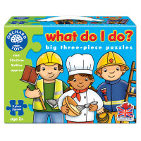 Orchard Toys Puzzle - Čím budu 6 x 3 dílky