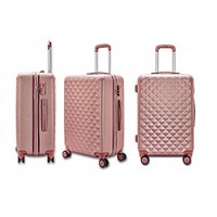 Cestovní kufry SOLIS - růžové