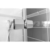 Sprchové dveře, Fantasy, 100x190 cm, chrom ALU, sklo Čiré, L/P universální provedení