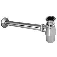 Sifon umyvadlový, celokovový s převlečnou maticí, pochrom. mosaz, 5/4"x ø 32 mm