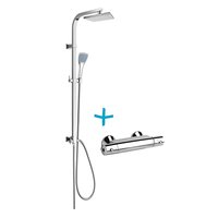 Sprchový set: termostatická baterie + sprch. soupr. , talířová a ruční sprcha