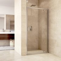 Sprchové dveře pivotové, Mistica, 100 cm, chrom ALU, sklo Čiré