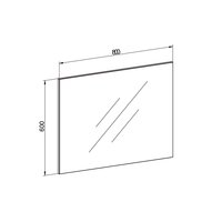 Zrcadlo 600x800x20 mm