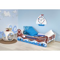 Dětská postel NÁMOŘNICKÁ LOĎ 140x70 cm + MATRACE
