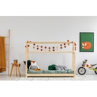 Dětská postel z masivu DOMEČEK - TYP A 180x90 cm