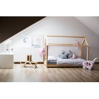Dětská postel z masivu DOMEČEK - TYP A 160x80 cm