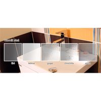 Sprchový set: sprchový kout, čtvrtkruh, 90x185 cm, R550, chrom ALU, sklo Čiré, litá vanička
