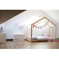 Dětská postel z masivu DOMEČEK - TYP C 160x80 cm