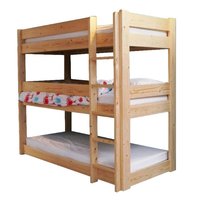 Dětská třípatrová postel MAX 200x90 cm + matrace ZDARMA!