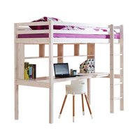 Dětská vyvýšená postel s psacím stolem KLEOPATRA 200x90 cm + matrace ZDARMA!
