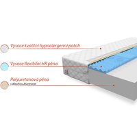 Pěnová matrace COMFORT 200x80x12 cm - HR pěna