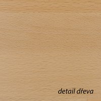 Dětská patrová postel do "L" z MASIVU BUK - EMIL 200x90cm - přírodní