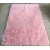 Plyšový koberec TOP - SVĚTLE RŮŽOVÝ 120x170 cm