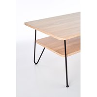 Konferenční stolek ELANTRA - dub san remo/černý