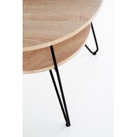 Konferenční stolek ELZA - dub san remo/černý
