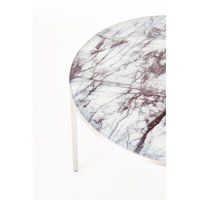 Konferenční stolek MAN - chromový/mramorový