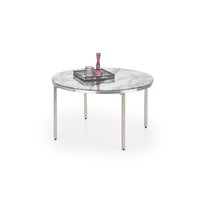 Konferenční stolek MAN - chromový/mramorový